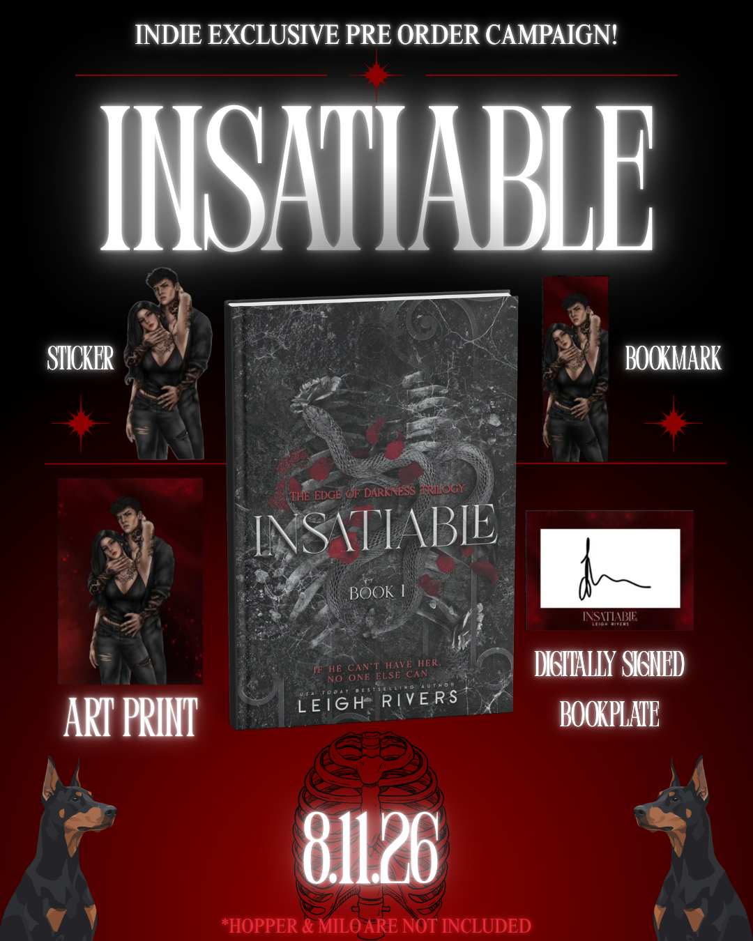 PRE ORDER Insatiable Indie Exclusive